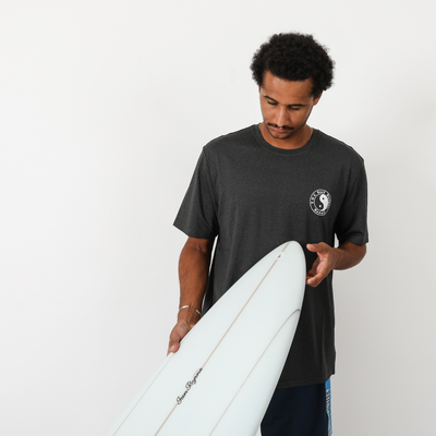 Outliner S/S Surf Tee - Black Heather