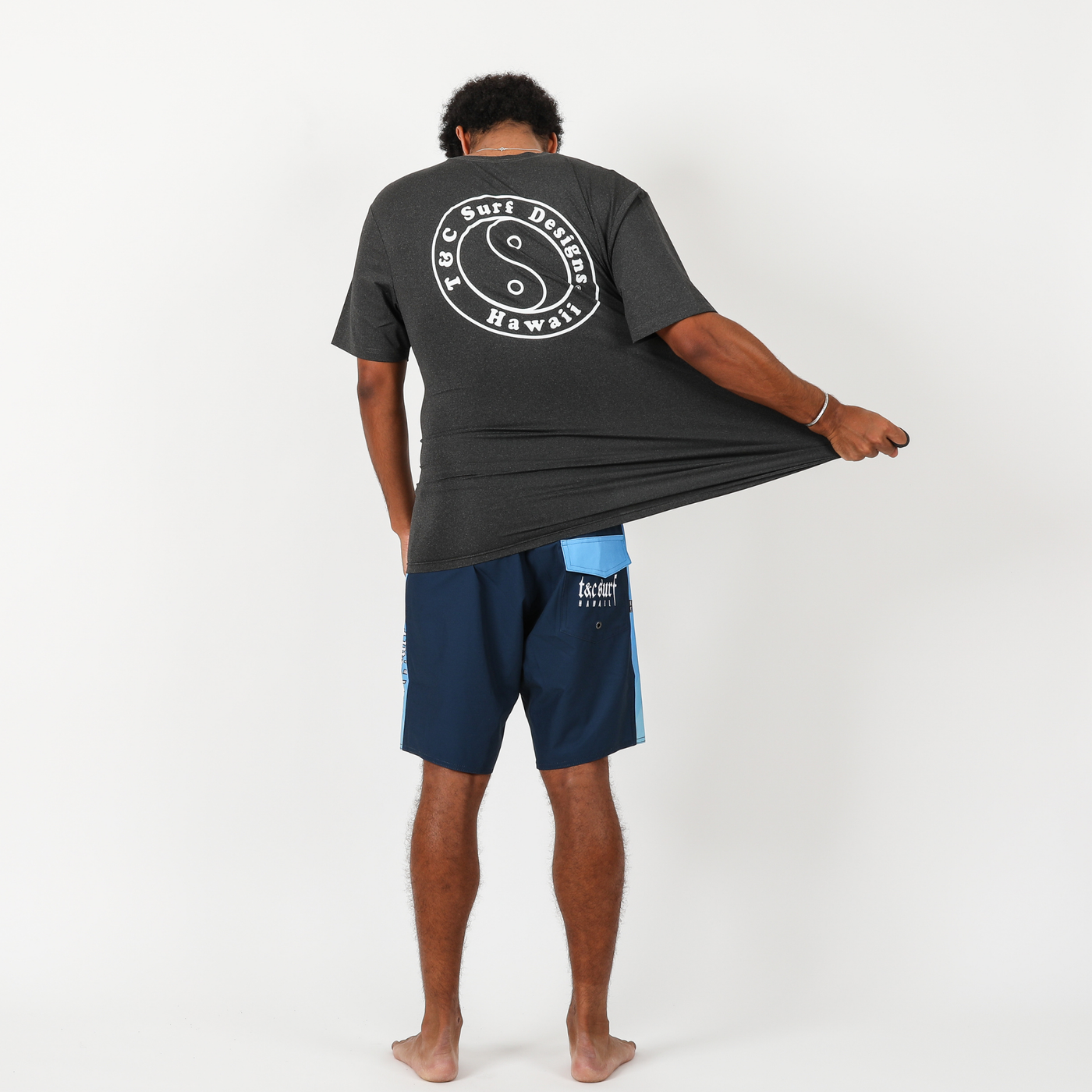 Outliner S/S Surf Tee - Black Heather