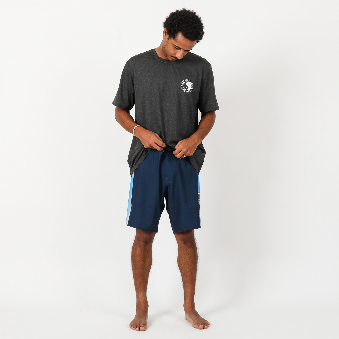 Outliner S/S Surf Tee - Black Heather