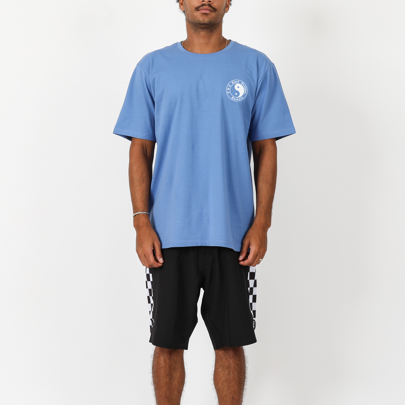 OG Logo Tee - Pacific/White