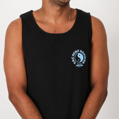 Sunset Singlet - Black