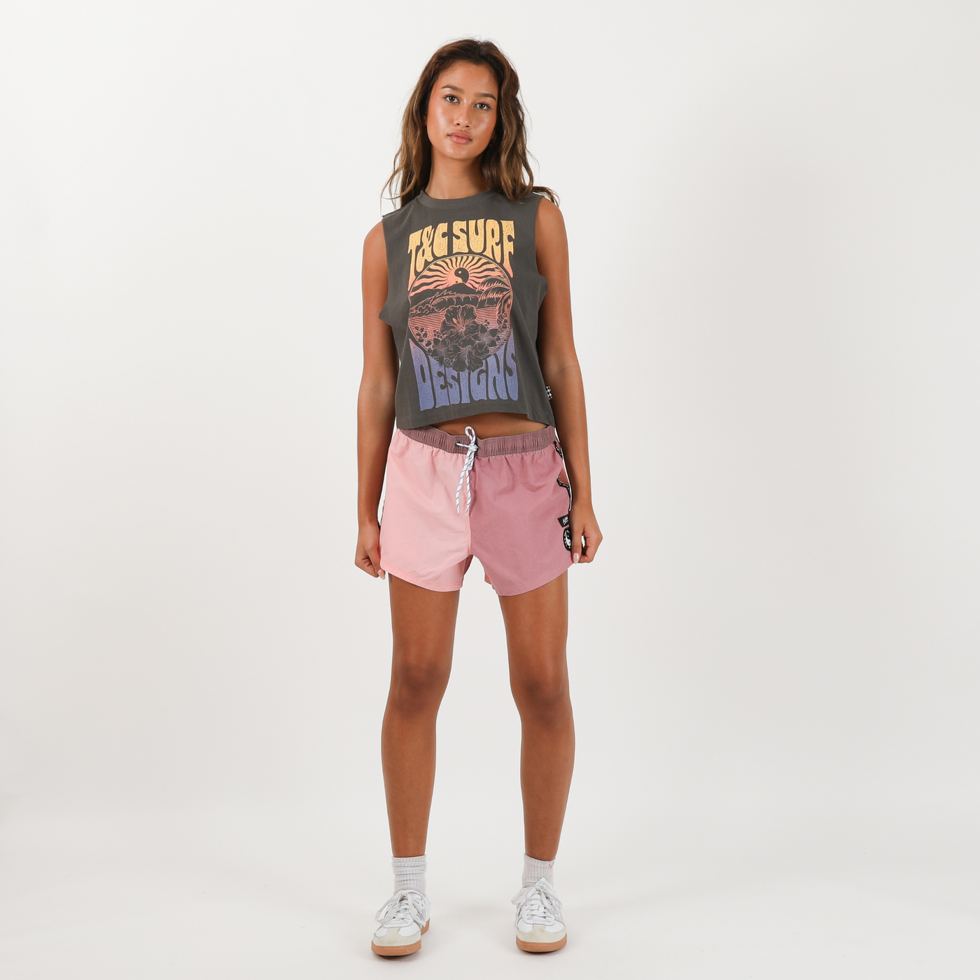 Hype Beach Short - Rose