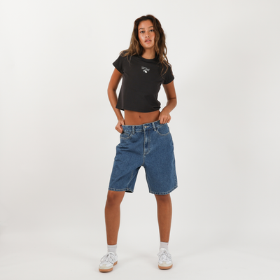 Women's Denim Jort - Washed Blue