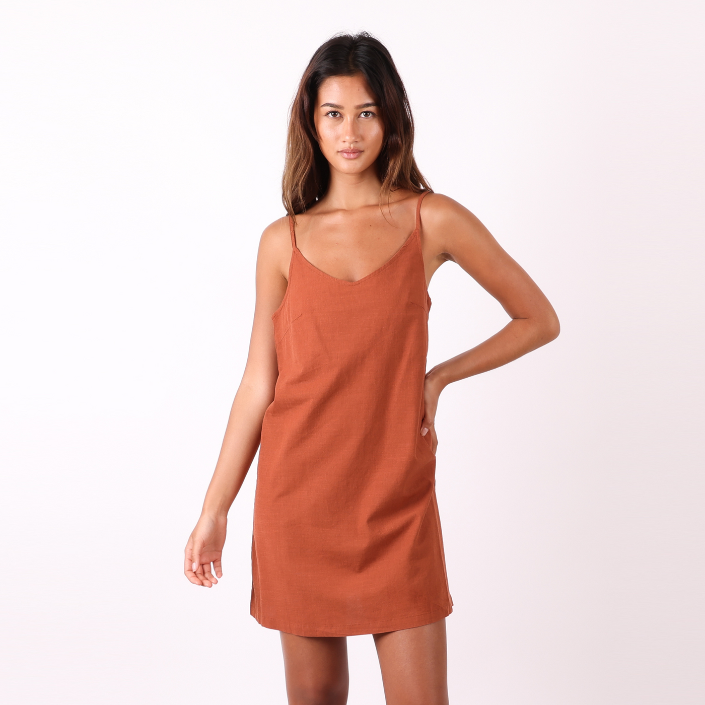 Essential Sun Dress - Rust