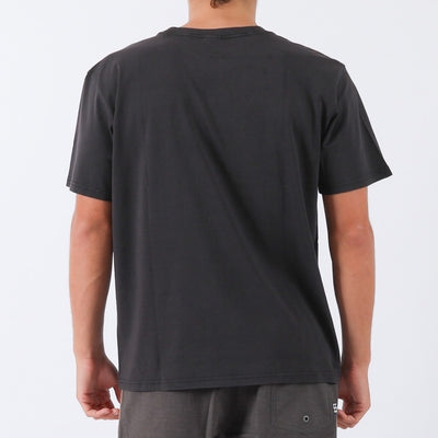 Flyer Tee - Washed Black