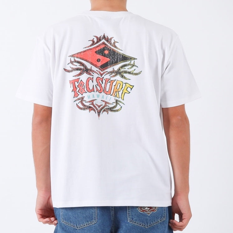 Boys Diamond Tee - White