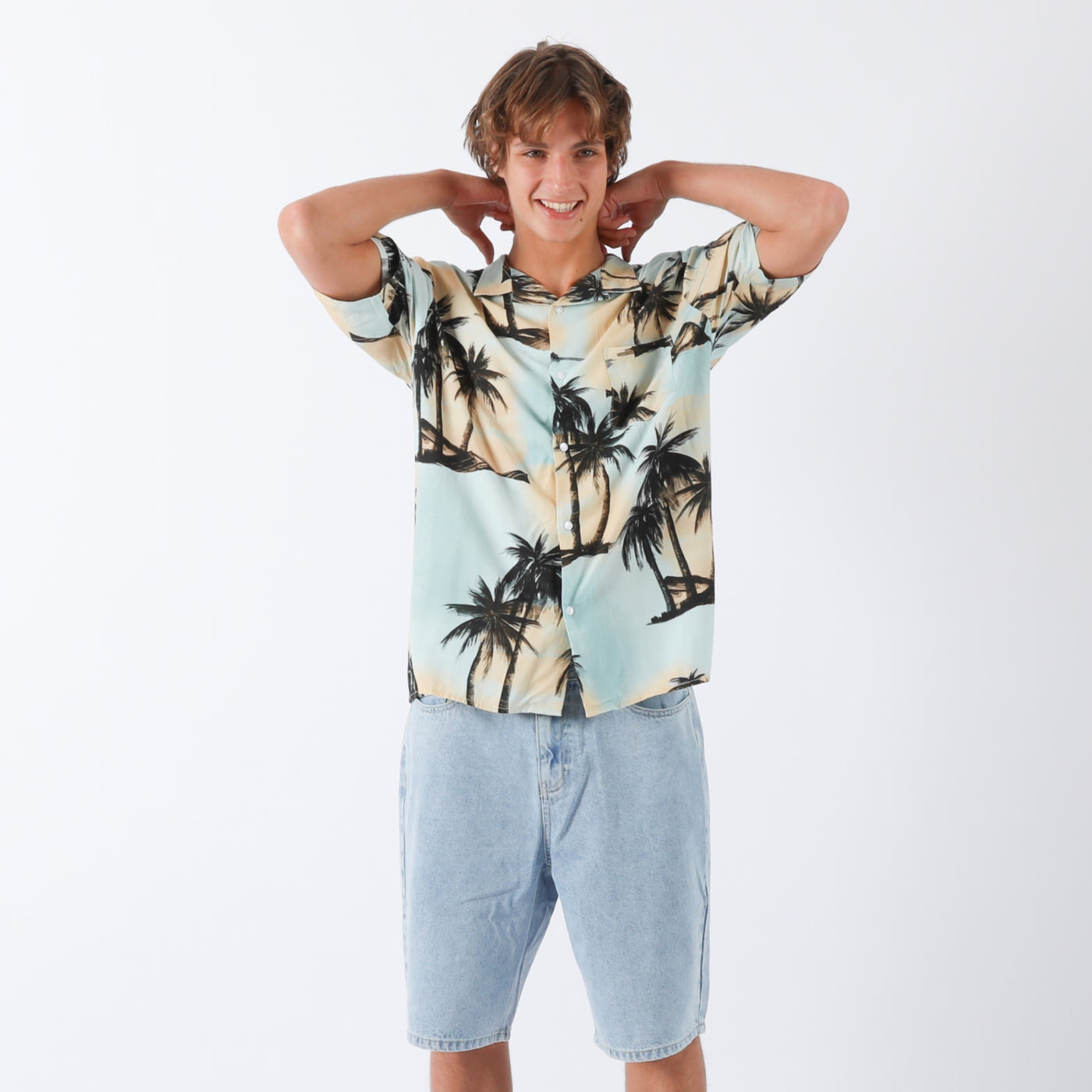 V Land S/S Shirt - Palm