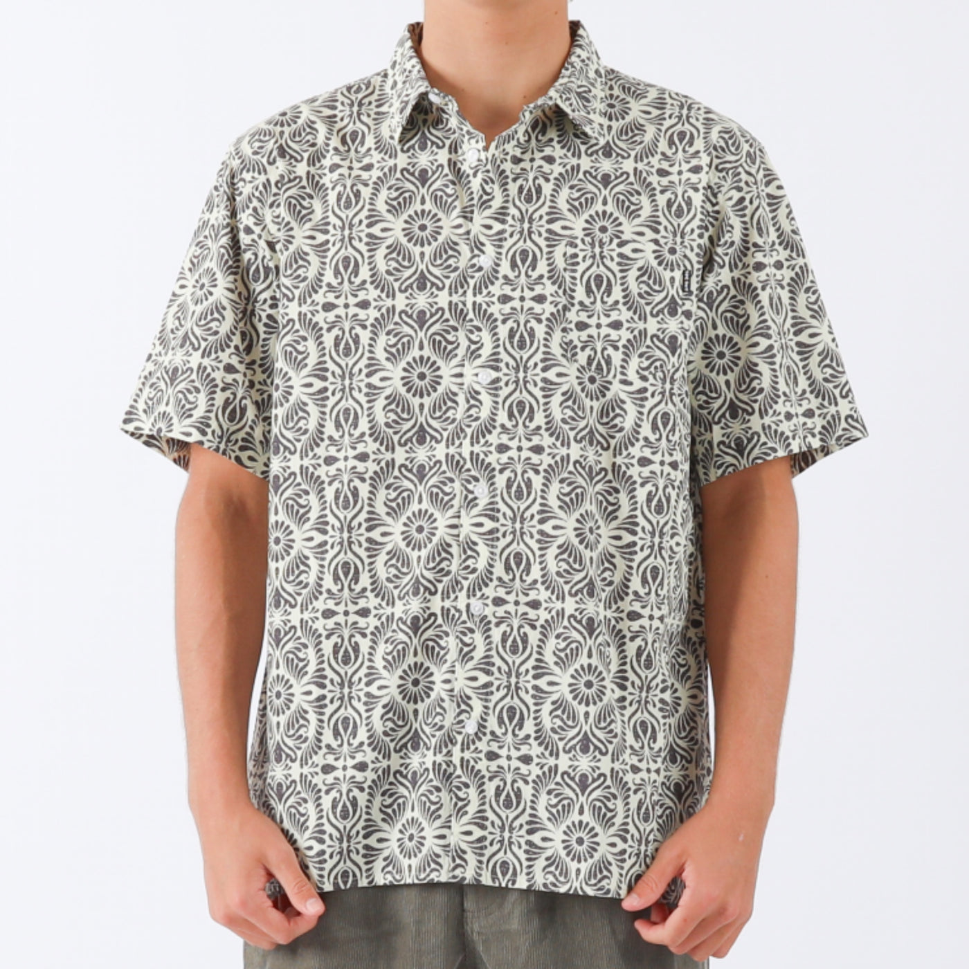 Temple S/S Shirt - Natural