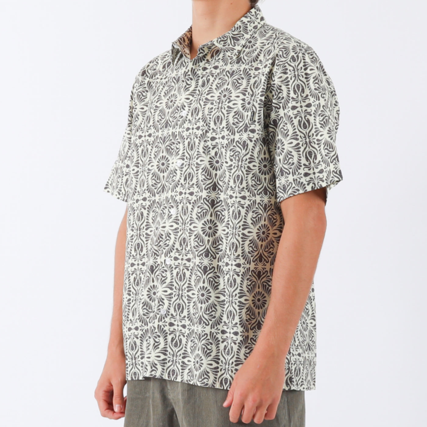 Temple S/S Shirt - Natural