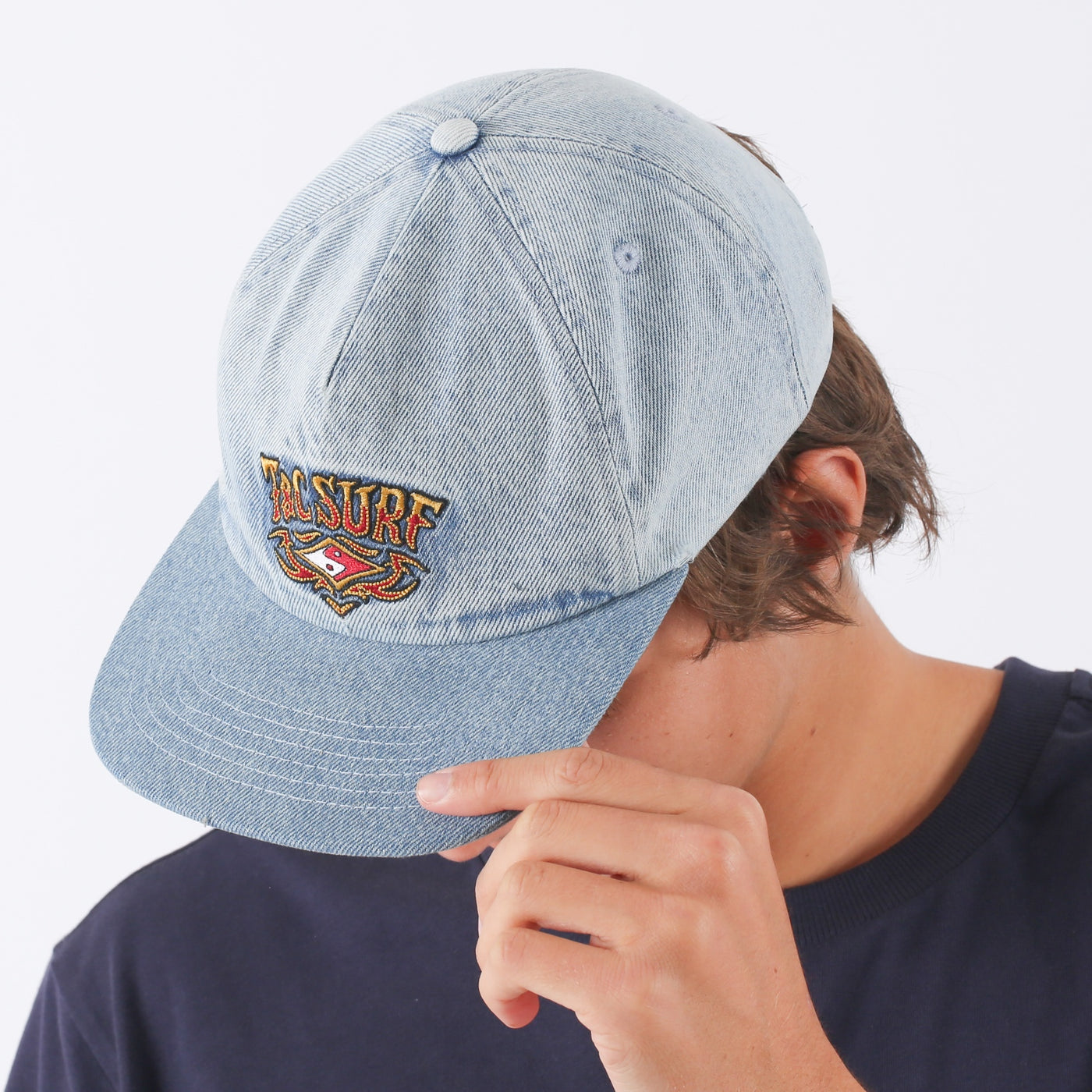 Thrift Snap Back - Bleached Blue