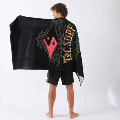 Diamond Towel - Black