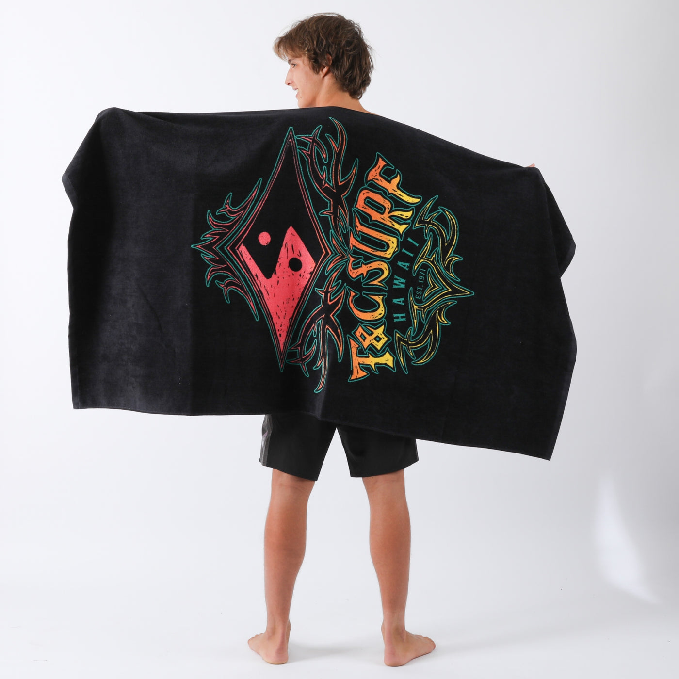 Diamond Towel - Black