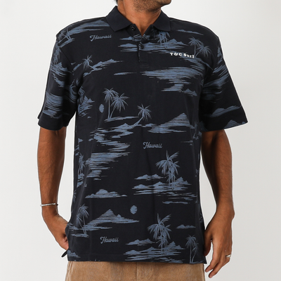 Turtle Bay S/S Polo - Navy