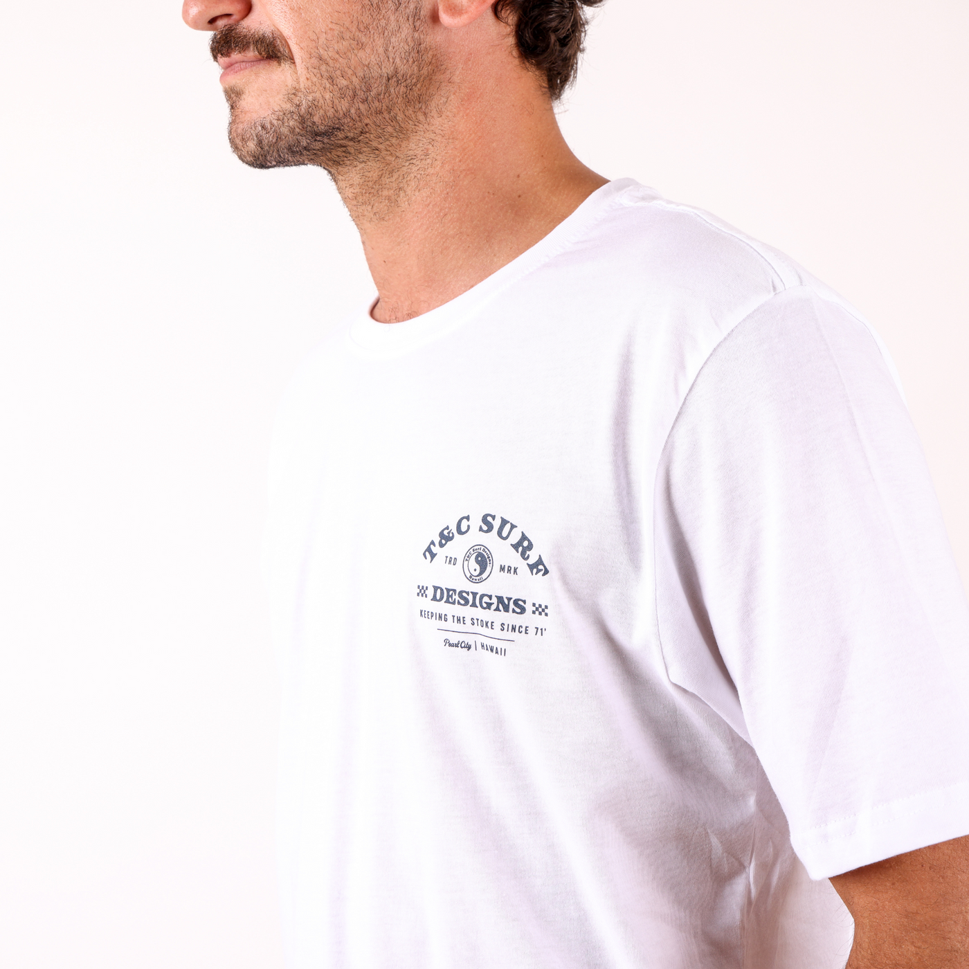 Keeping The Stoke Tee - White