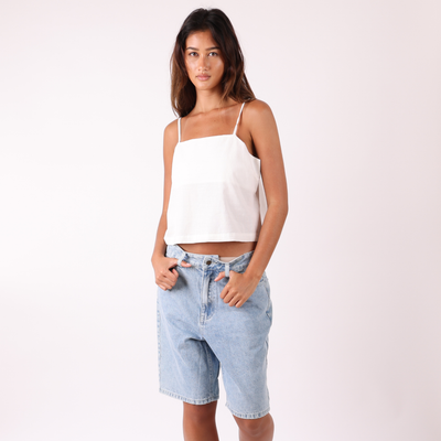 Essential Cami Top - White