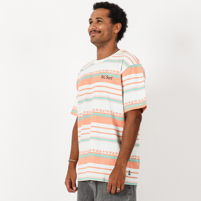 Kohala Stripe Tee - Bone