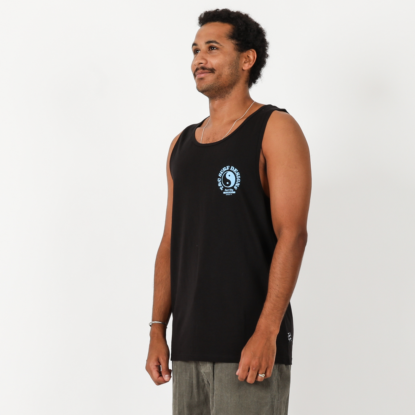 Sunset Singlet - Black