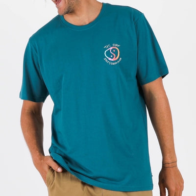 Warped Tee - Teal